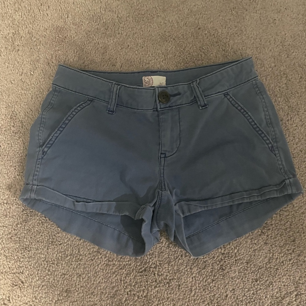 Heritage Casual Denim Blue Shorts